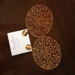 Bronzallure golden rose earrings